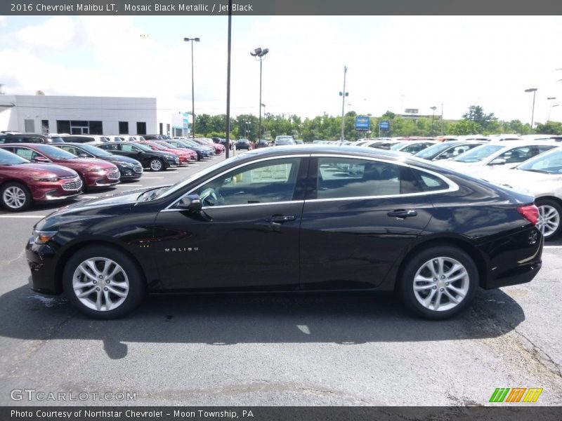 Mosaic Black Metallic / Jet Black 2016 Chevrolet Malibu LT
