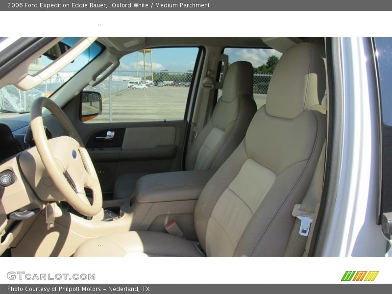 Oxford White / Medium Parchment 2006 Ford Expedition Eddie Bauer