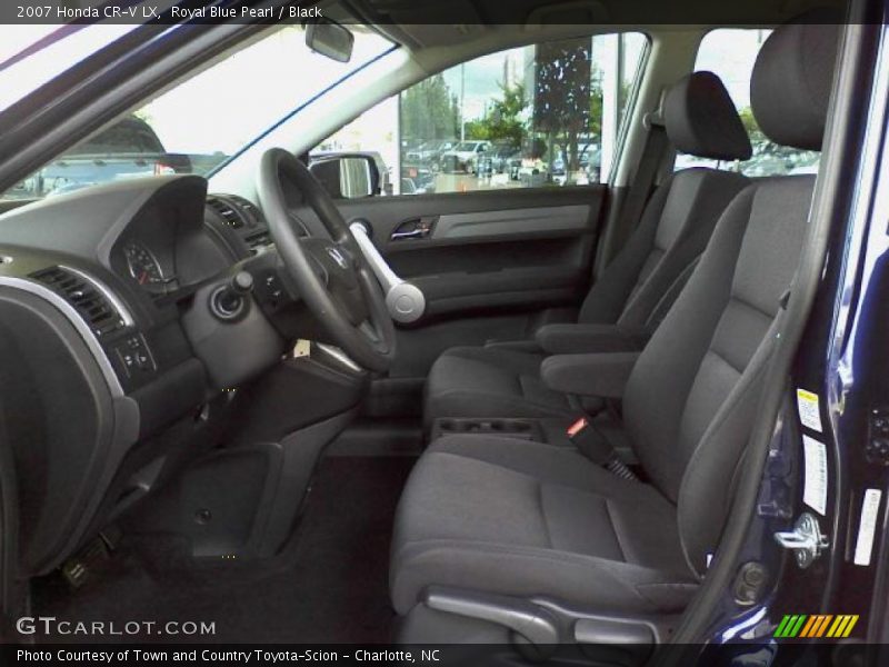 Royal Blue Pearl / Black 2007 Honda CR-V LX