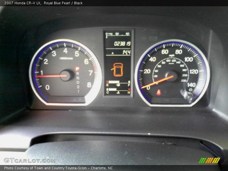 Royal Blue Pearl / Black 2007 Honda CR-V LX
