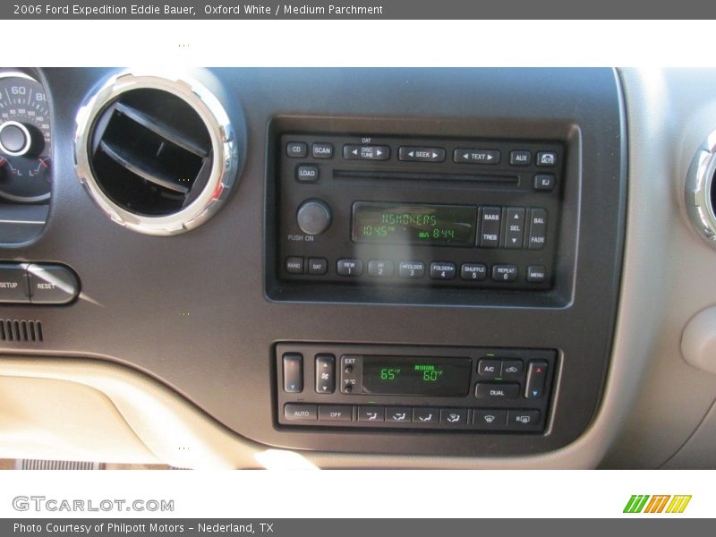 Oxford White / Medium Parchment 2006 Ford Expedition Eddie Bauer