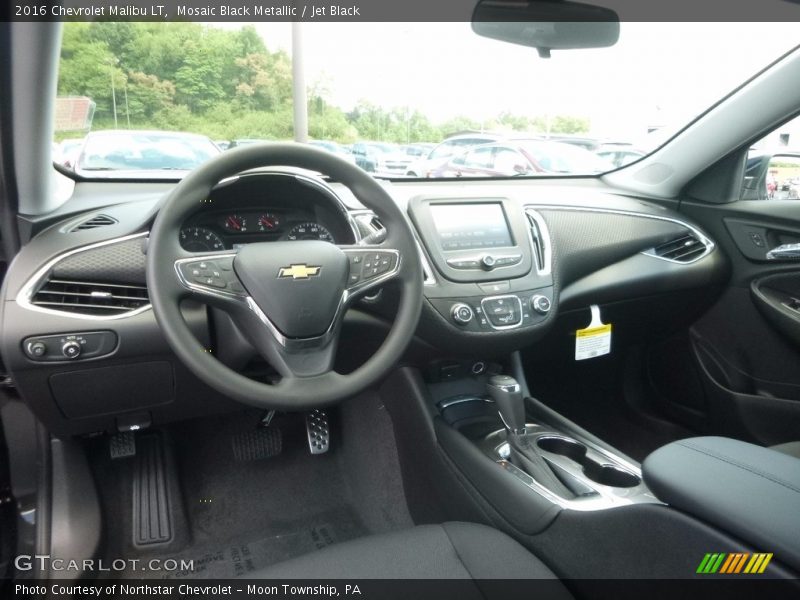 Mosaic Black Metallic / Jet Black 2016 Chevrolet Malibu LT