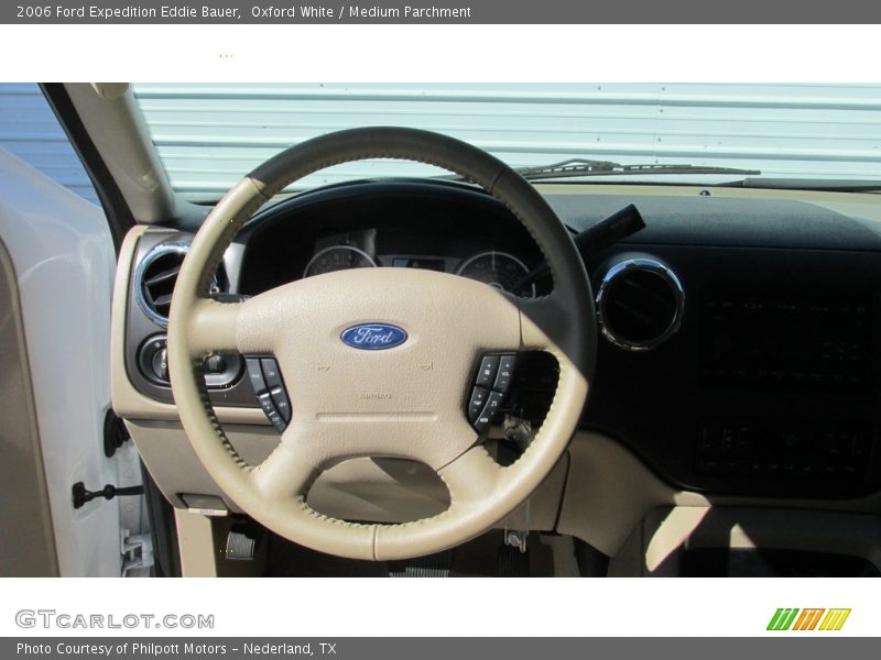 Oxford White / Medium Parchment 2006 Ford Expedition Eddie Bauer
