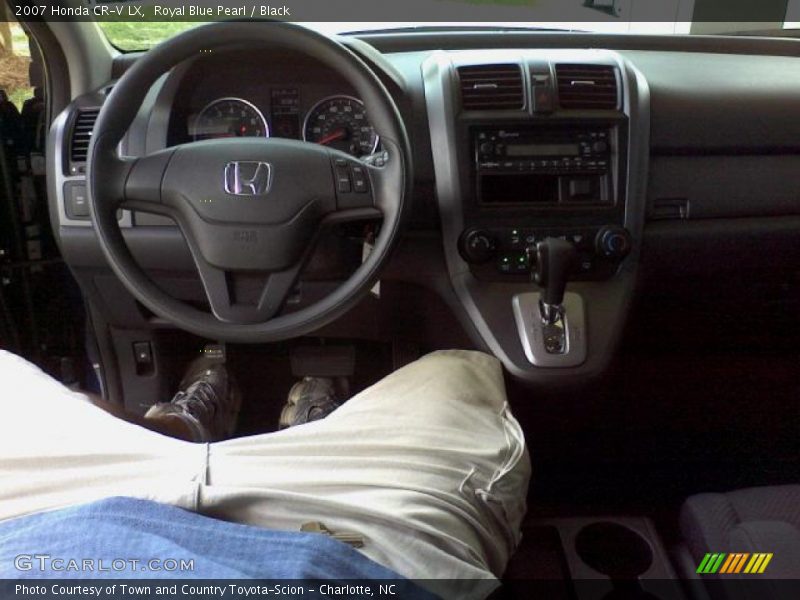 Royal Blue Pearl / Black 2007 Honda CR-V LX
