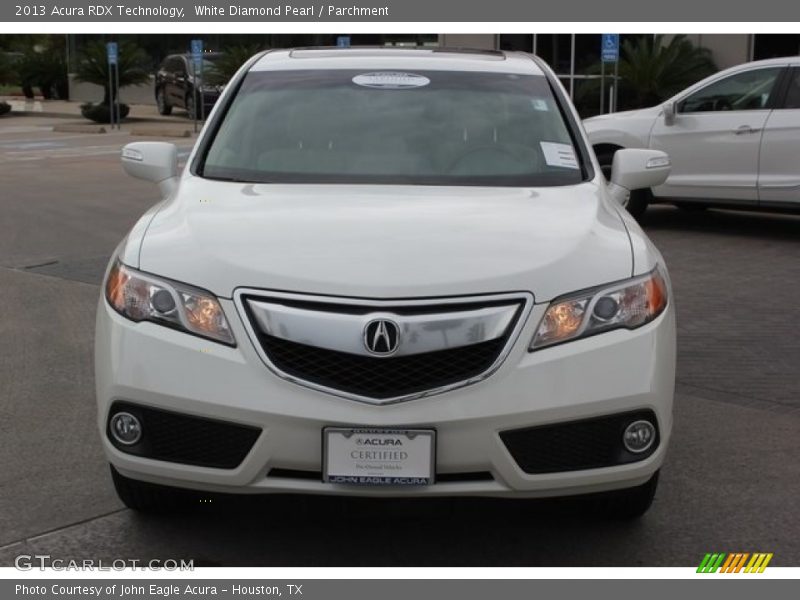 White Diamond Pearl / Parchment 2013 Acura RDX Technology