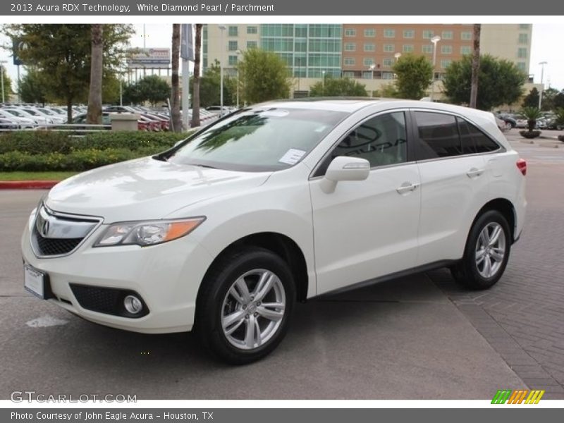 White Diamond Pearl / Parchment 2013 Acura RDX Technology