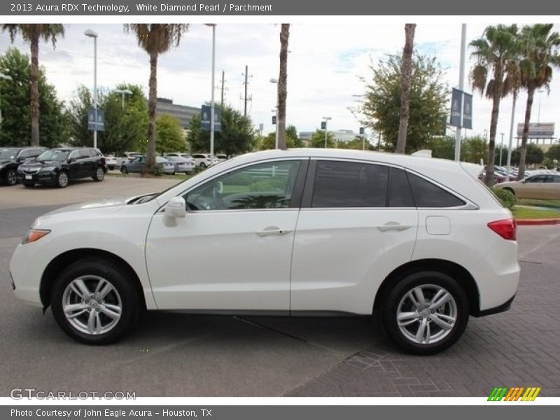 White Diamond Pearl / Parchment 2013 Acura RDX Technology