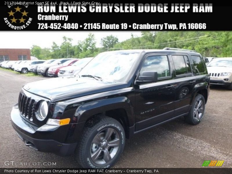 Black / Dark Slate Gray 2017 Jeep Patriot Sport SE 4x4