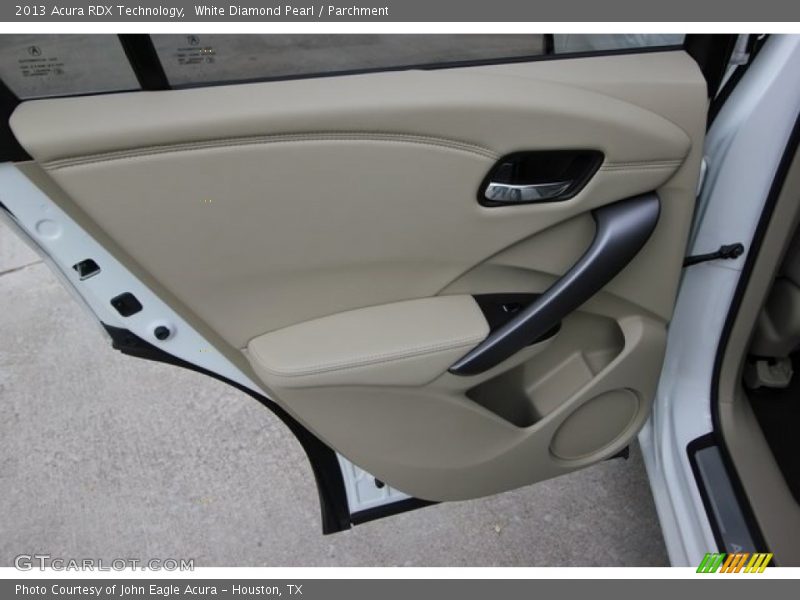 White Diamond Pearl / Parchment 2013 Acura RDX Technology