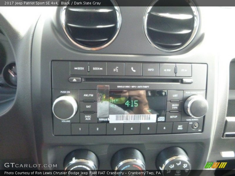 Black / Dark Slate Gray 2017 Jeep Patriot Sport SE 4x4