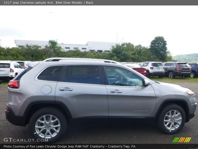 Billet Silver Metallic / Black 2017 Jeep Cherokee Latitude 4x4
