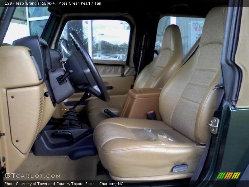 Moss Green Pearl / Tan 1997 Jeep Wrangler SE 4x4