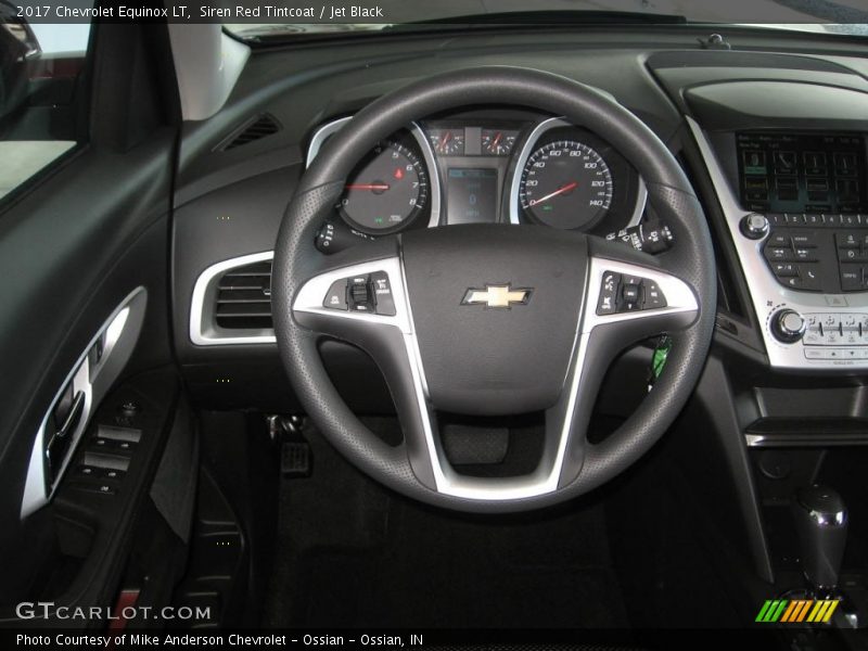 Siren Red Tintcoat / Jet Black 2017 Chevrolet Equinox LT