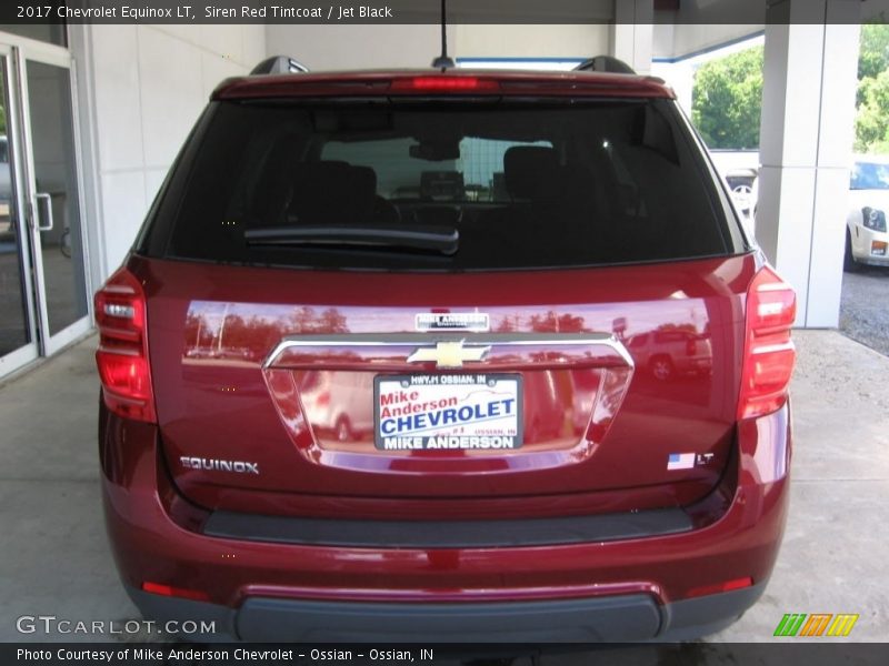 Siren Red Tintcoat / Jet Black 2017 Chevrolet Equinox LT