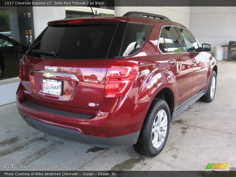 Siren Red Tintcoat / Jet Black 2017 Chevrolet Equinox LT