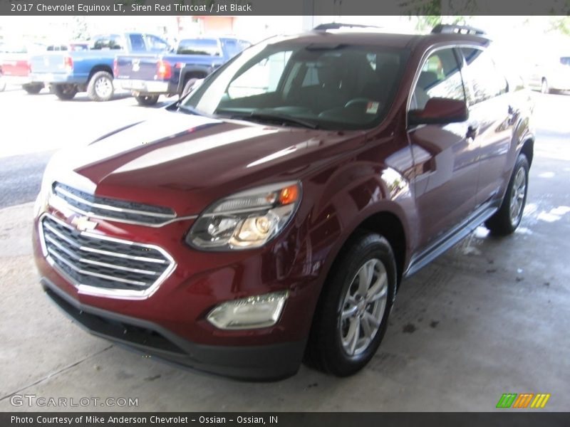 Siren Red Tintcoat / Jet Black 2017 Chevrolet Equinox LT