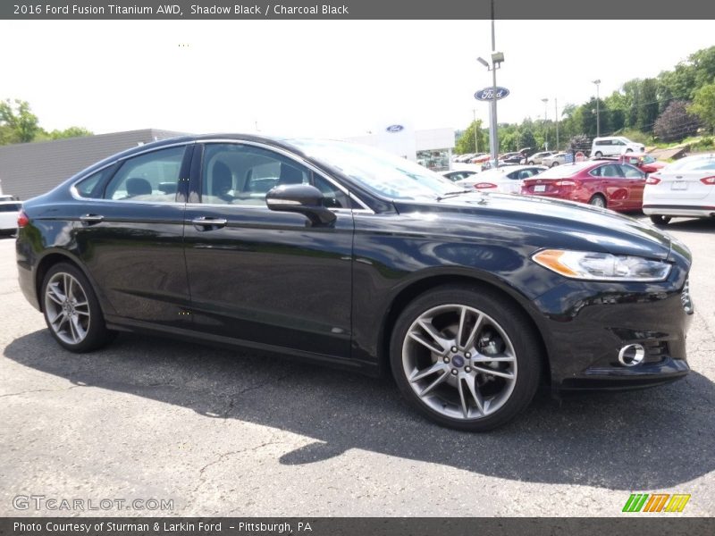Shadow Black / Charcoal Black 2016 Ford Fusion Titanium AWD