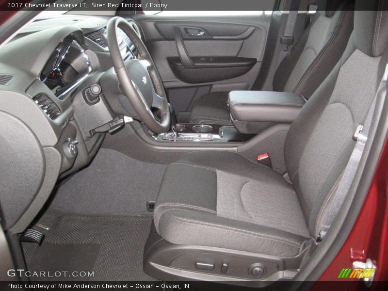 Siren Red Tintcoat / Ebony 2017 Chevrolet Traverse LT