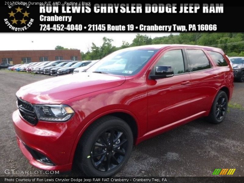 Redline / Black 2017 Dodge Durango R/T AWD