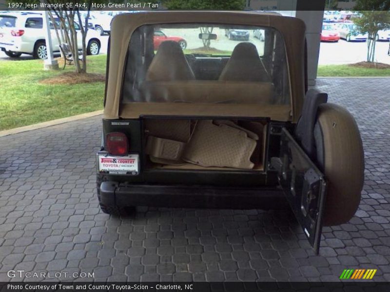 Moss Green Pearl / Tan 1997 Jeep Wrangler SE 4x4
