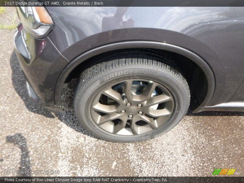 Granite Metallic / Black 2017 Dodge Durango GT AWD