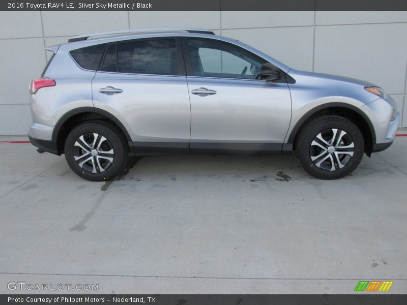 Silver Sky Metallic / Black 2016 Toyota RAV4 LE