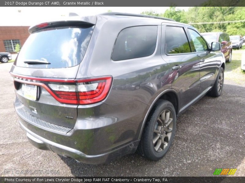 Granite Metallic / Black 2017 Dodge Durango GT AWD