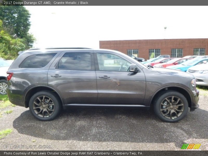 Granite Metallic / Black 2017 Dodge Durango GT AWD
