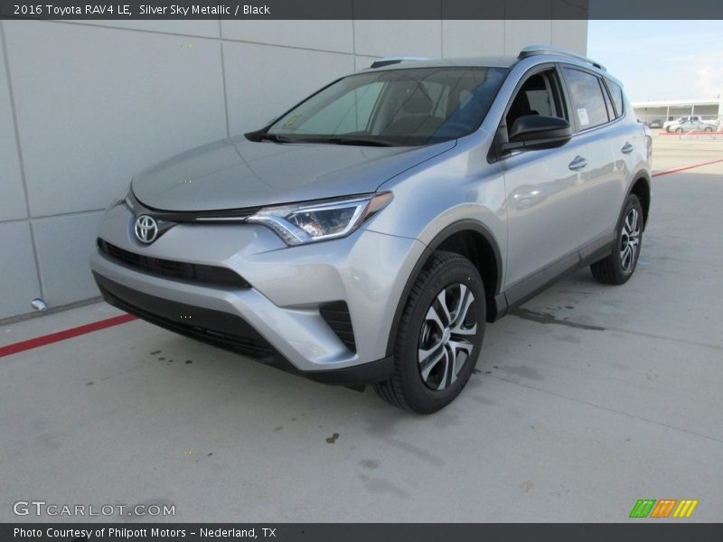 Silver Sky Metallic / Black 2016 Toyota RAV4 LE