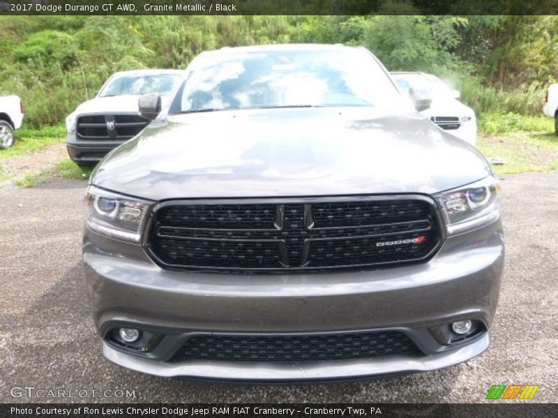 Granite Metallic / Black 2017 Dodge Durango GT AWD