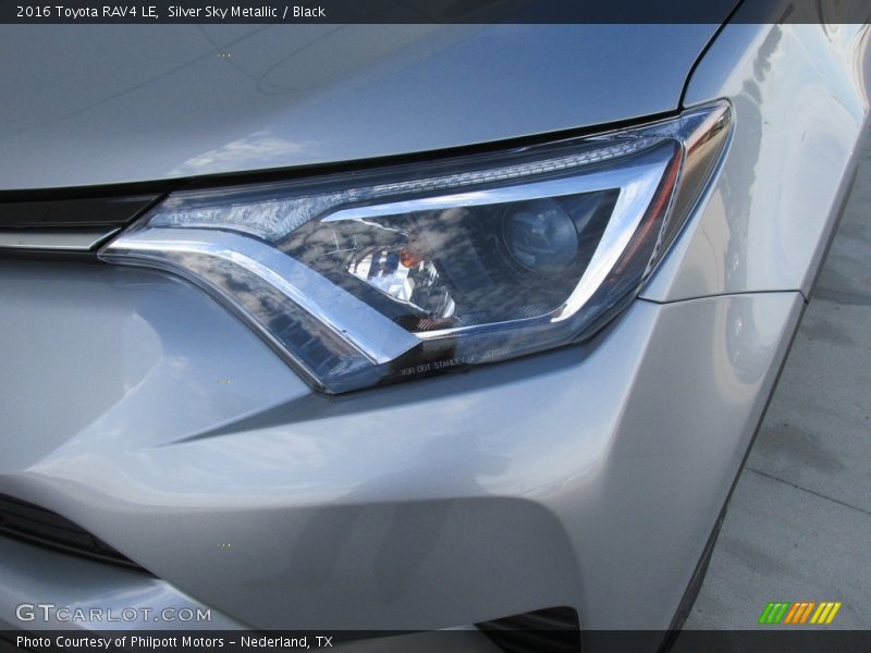 Silver Sky Metallic / Black 2016 Toyota RAV4 LE