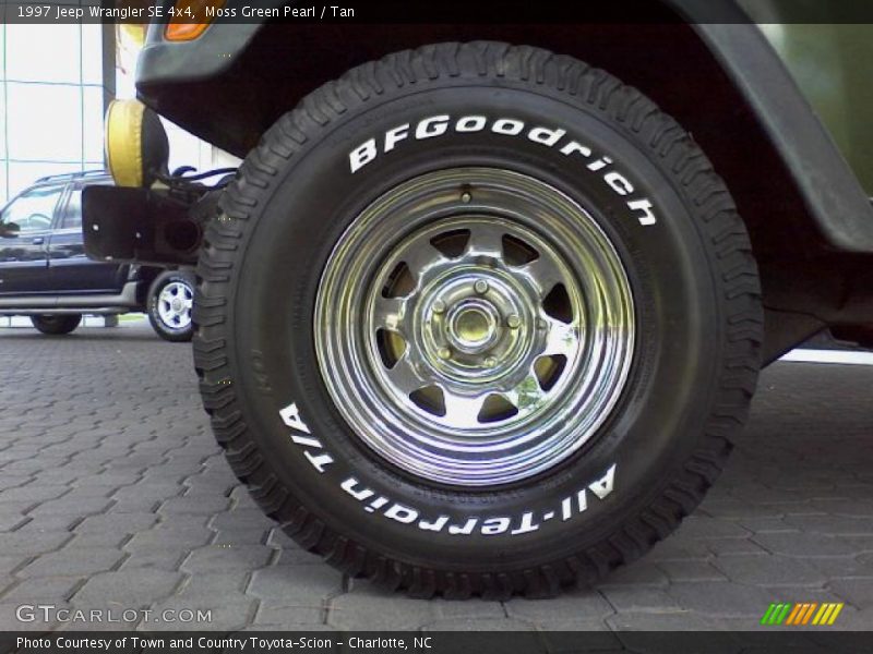 Moss Green Pearl / Tan 1997 Jeep Wrangler SE 4x4