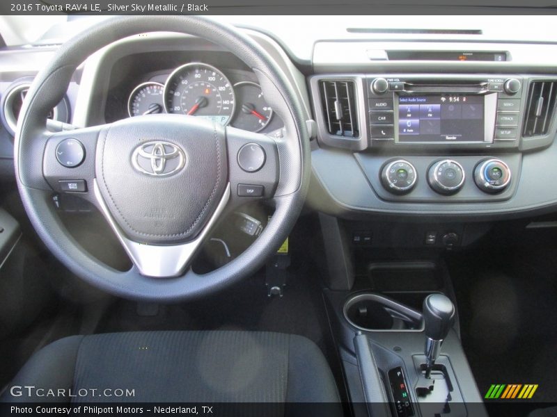 Silver Sky Metallic / Black 2016 Toyota RAV4 LE