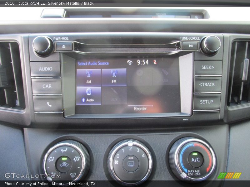 Silver Sky Metallic / Black 2016 Toyota RAV4 LE