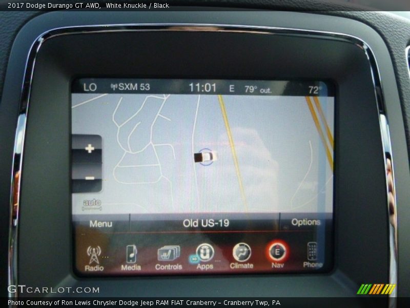 White Knuckle / Black 2017 Dodge Durango GT AWD
