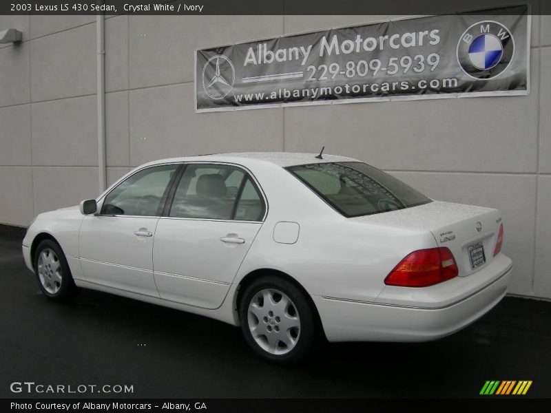 Crystal White / Ivory 2003 Lexus LS 430 Sedan