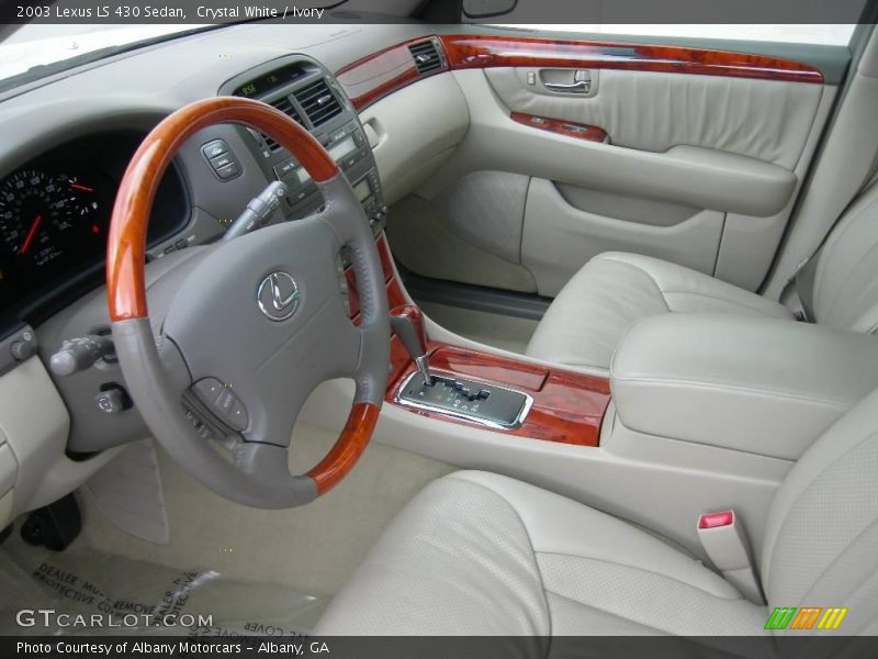 Crystal White / Ivory 2003 Lexus LS 430 Sedan