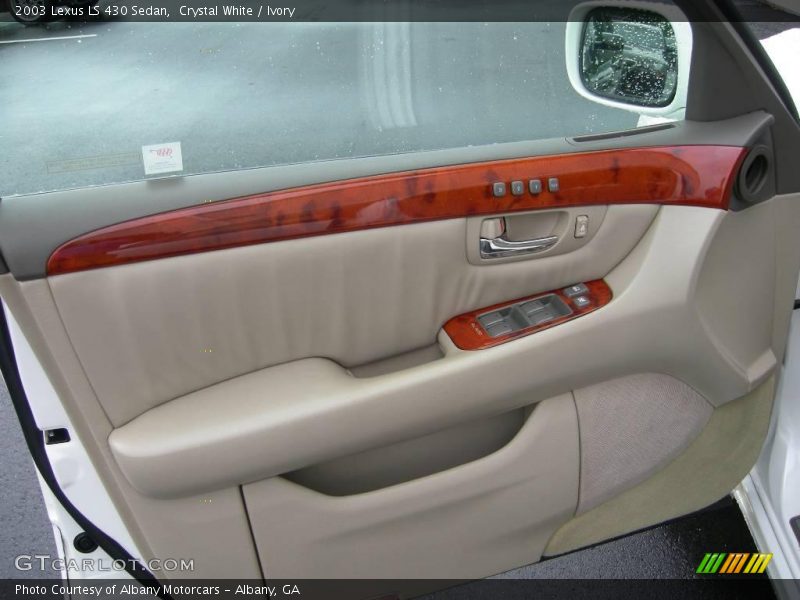 Crystal White / Ivory 2003 Lexus LS 430 Sedan