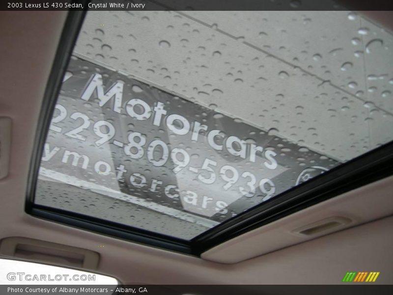 Crystal White / Ivory 2003 Lexus LS 430 Sedan