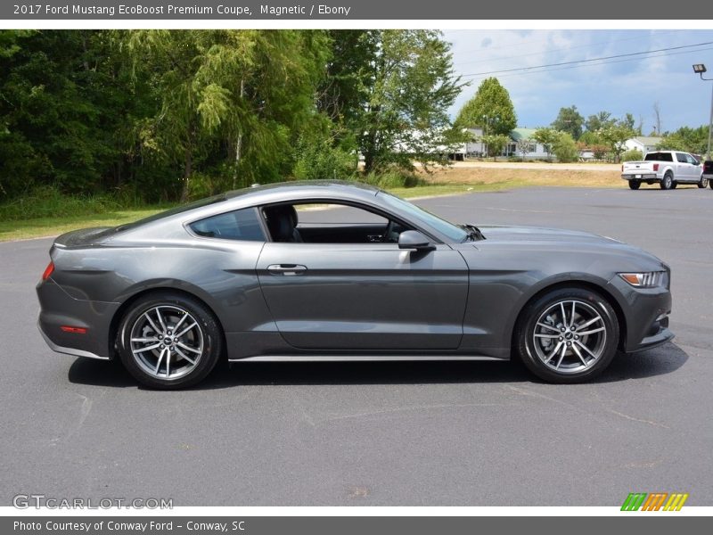 Magnetic / Ebony 2017 Ford Mustang EcoBoost Premium Coupe