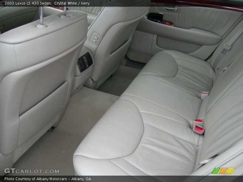 Crystal White / Ivory 2003 Lexus LS 430 Sedan