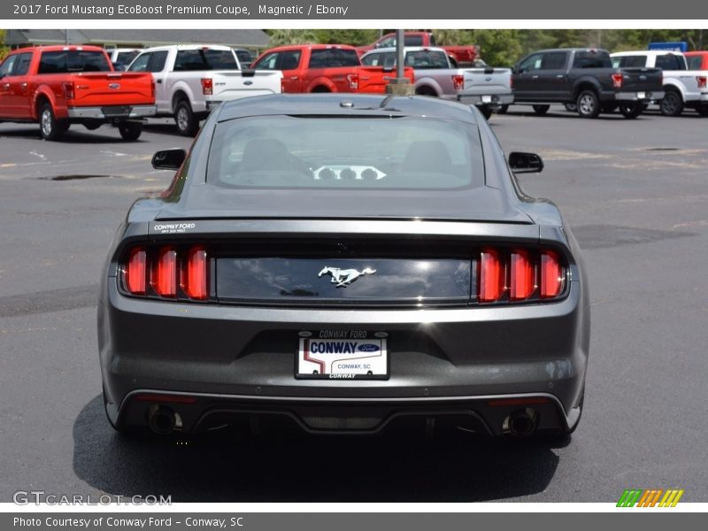 Magnetic / Ebony 2017 Ford Mustang EcoBoost Premium Coupe