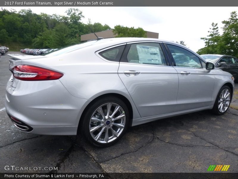 Ingot Silver / Medium Soft Ceramic 2017 Ford Fusion Titanium