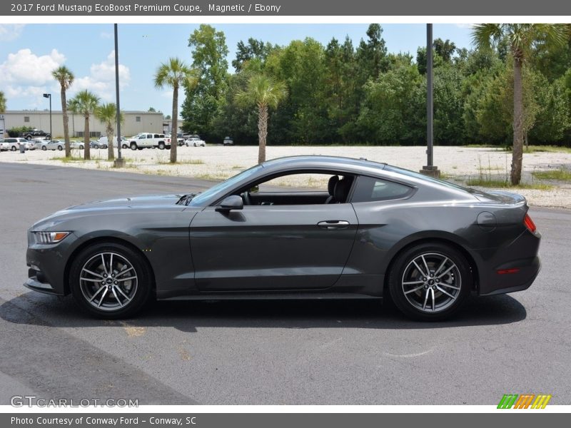 Magnetic / Ebony 2017 Ford Mustang EcoBoost Premium Coupe