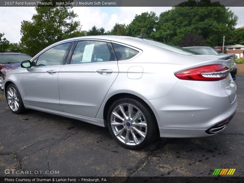 Ingot Silver / Medium Soft Ceramic 2017 Ford Fusion Titanium