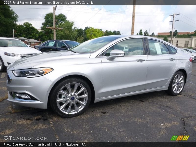 Ingot Silver / Medium Soft Ceramic 2017 Ford Fusion Titanium