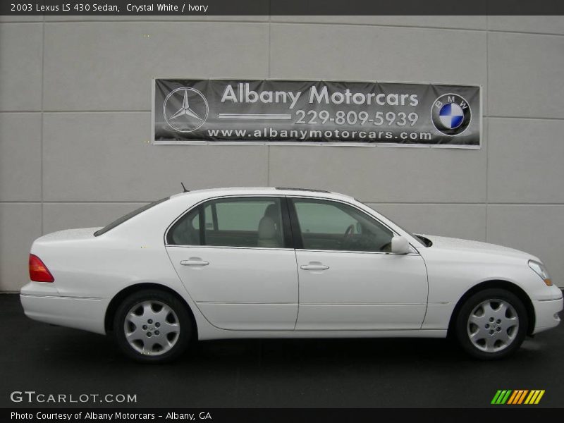 Crystal White / Ivory 2003 Lexus LS 430 Sedan