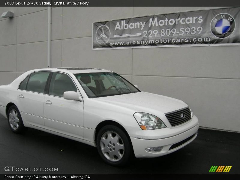 Crystal White / Ivory 2003 Lexus LS 430 Sedan
