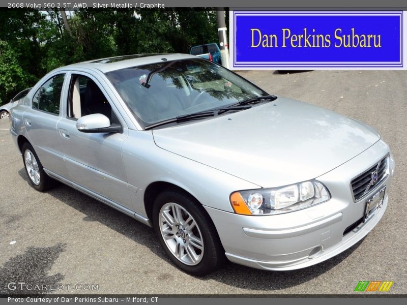 Silver Metallic / Graphite 2008 Volvo S60 2.5T AWD