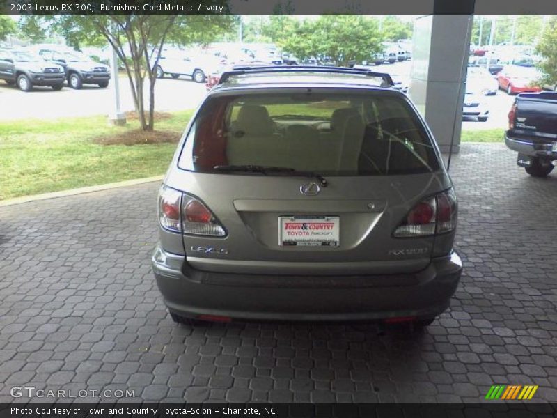 Burnished Gold Metallic / Ivory 2003 Lexus RX 300
